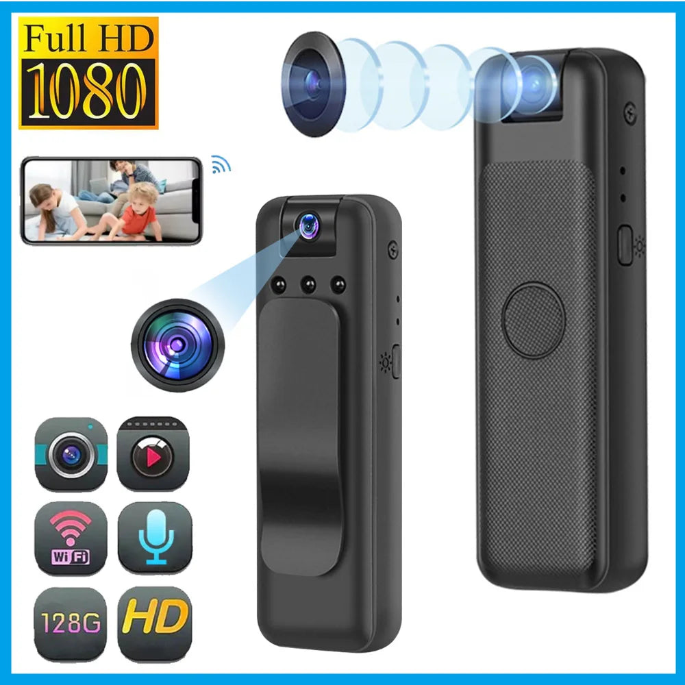 Video Camcorder,Wifi Professional Camera For Meeting ,Speech,or Work,HD 1080P Infrared Night Vision Mini Camera