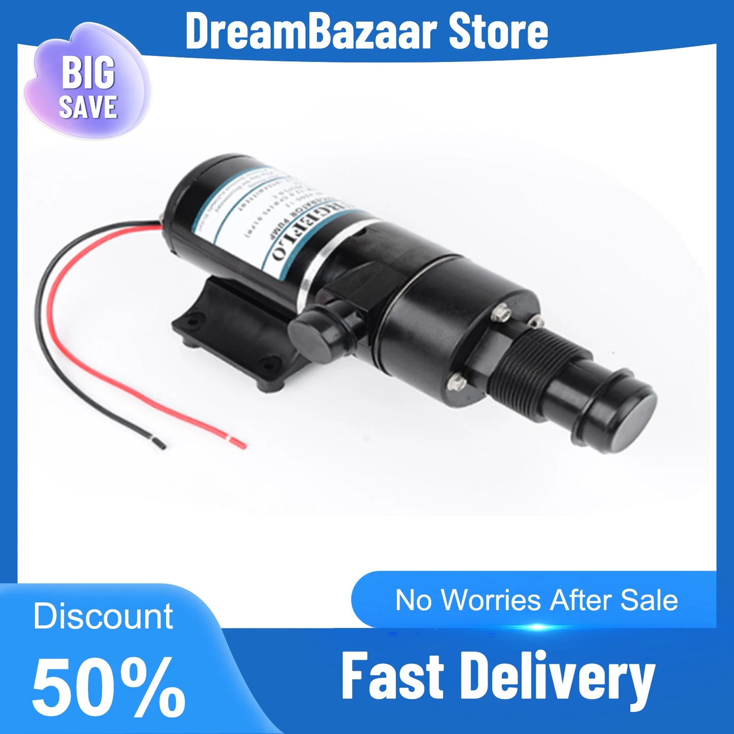 RV Macerator Pump for RVs Livestock Farms Mobile Sewage Equipment Waste Water Tank Drainage Long-distance Wastewater Treatment