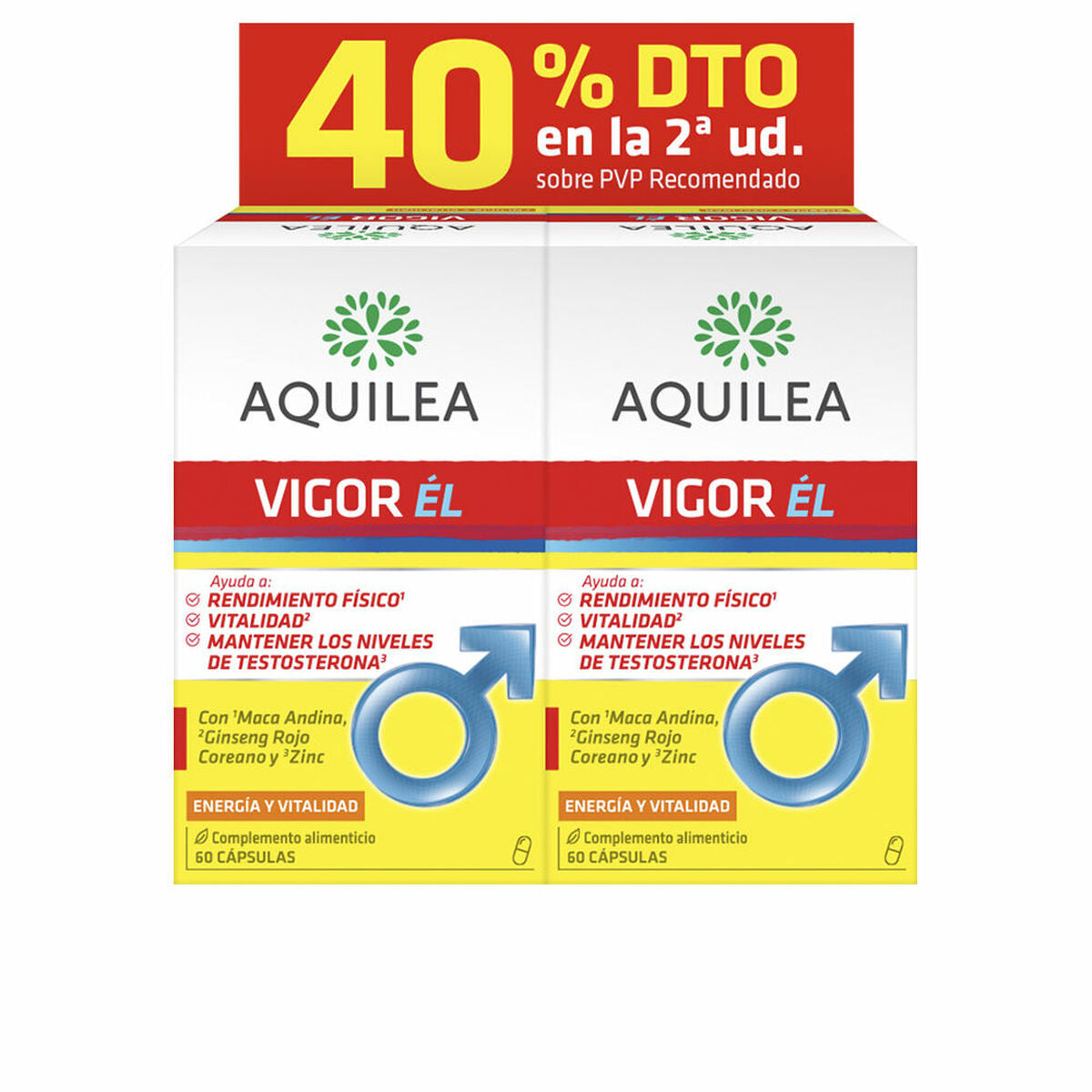 Food Supplement Aquilea VIGOR ÉL 2 Units