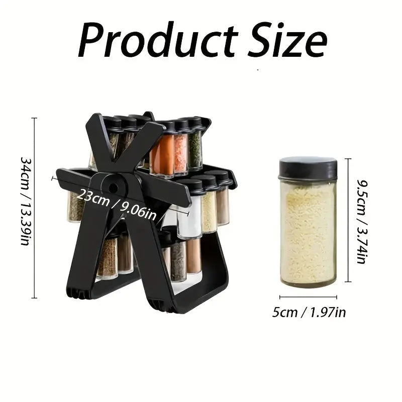 NNETM Revolving Spice Rack Set