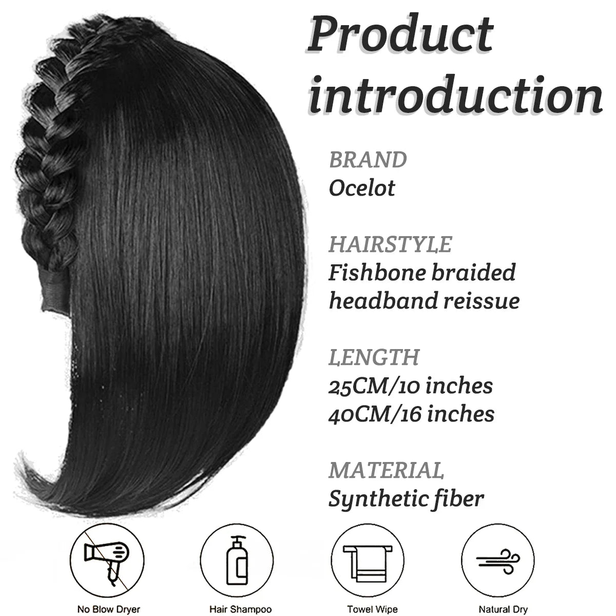 Ocelot Natural Synthetic Hair Extension