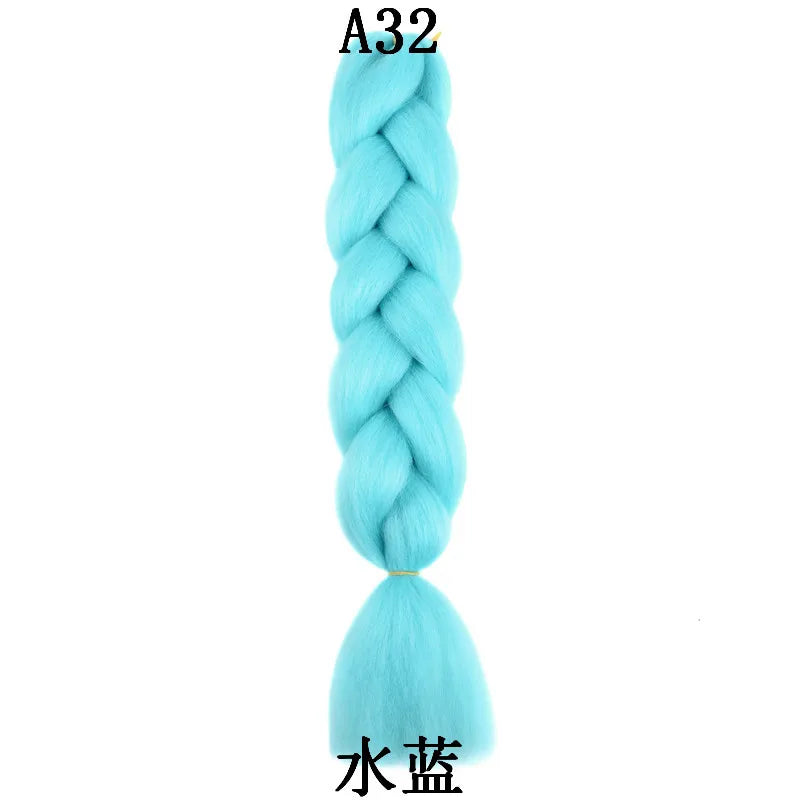 Synthetic 24 Inch 100g Braiding Hair Extensions