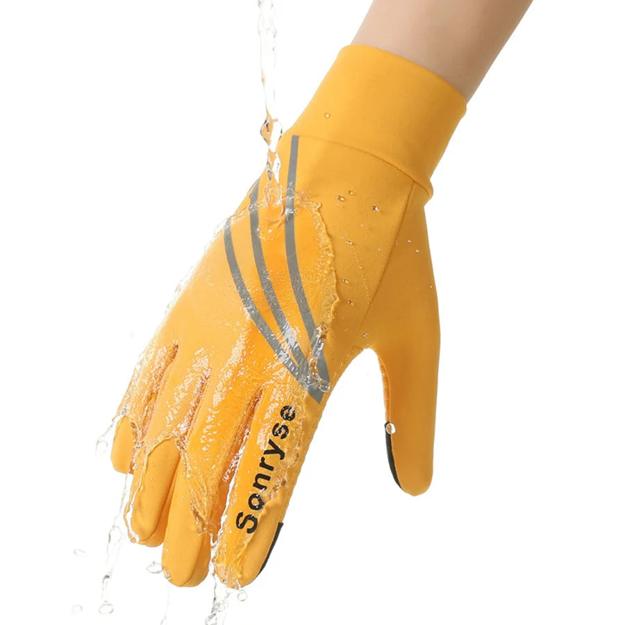 Winter Cycling Gloves for Men Women Warm Fleece Biking Glove for Riding Bicycle Gloves Waterproof Touchscreen Accessories