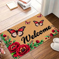 Butterfly Stuff Door Mat Outdoor Carpet Kitchen Non Slip Carpet Butterfly Patterned Door Mat Bathroom Mat Kitchen Decoration