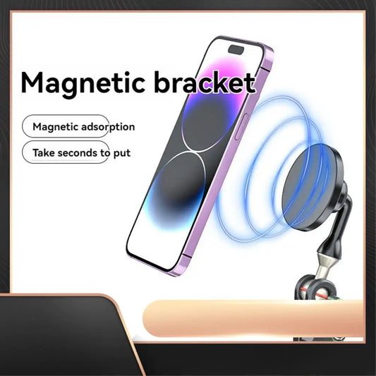 360° Magnetic Mobile Phone Holder For Smartphone Tripod Mount Adapter For Magsafe Case Phone Stand Accessories