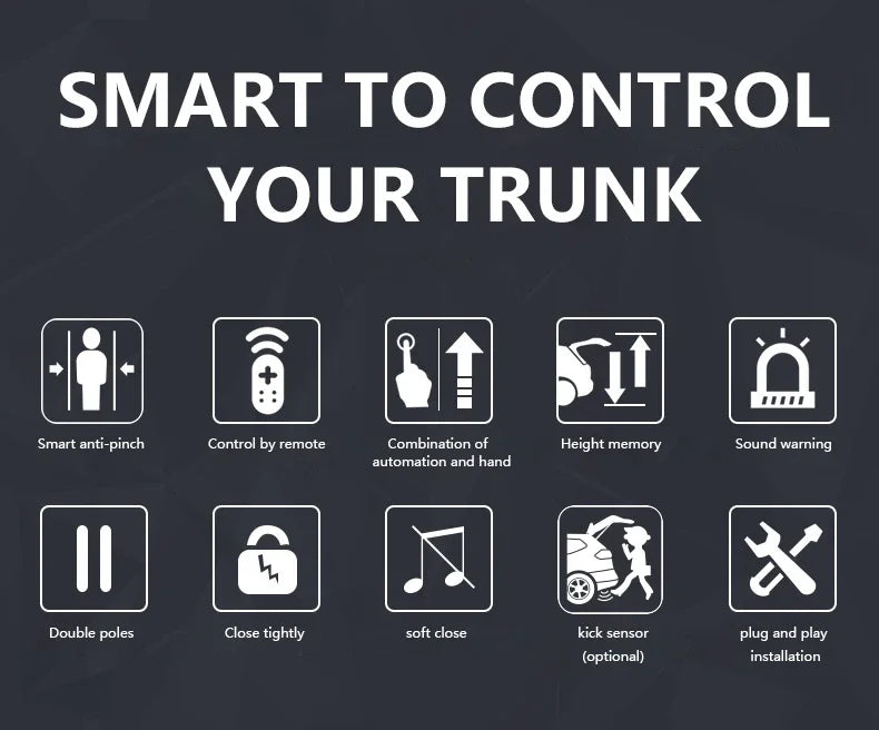 Car Accessories Smart Electric Power Automatic Car Tailgate Lift System Kit  for Mercedes E class 2024 Auto Electric Lift