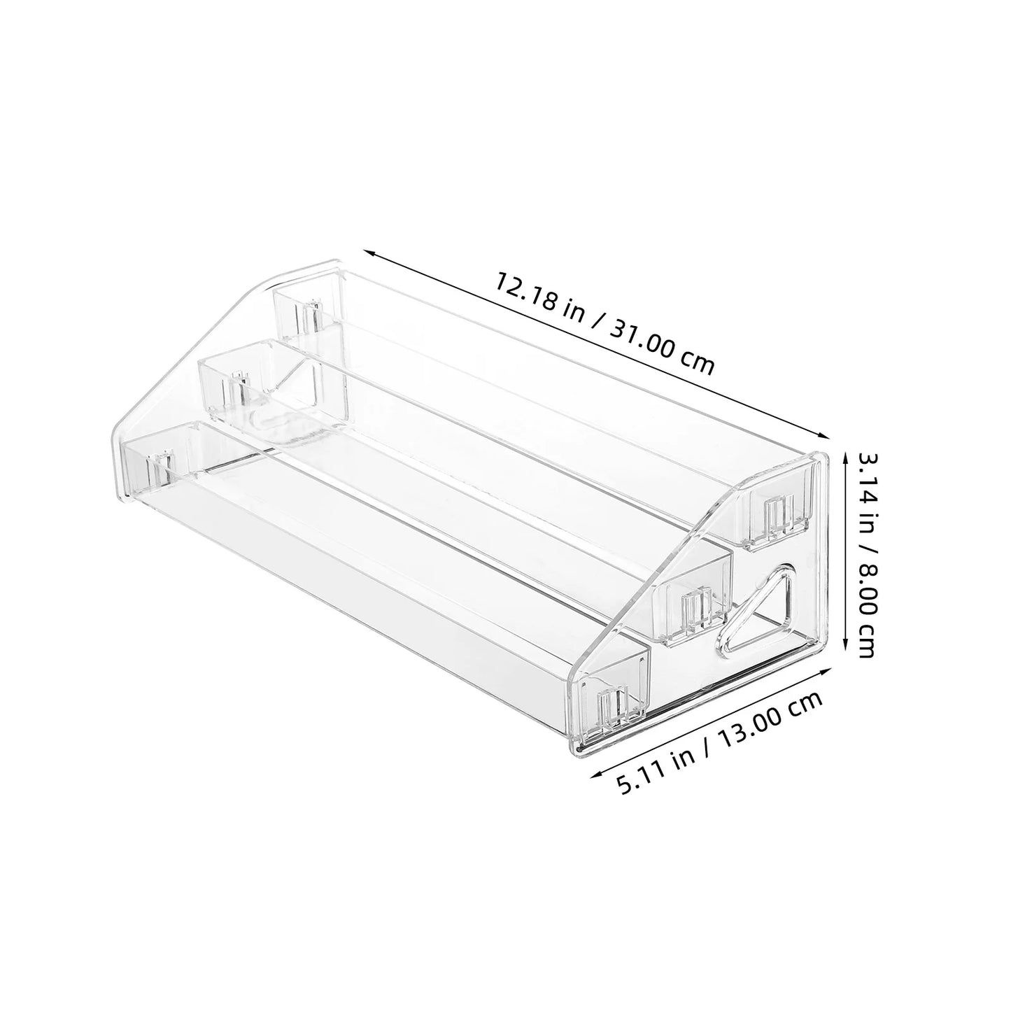 Makeup Organizer Acrylic Eyeshadow Palette Organizer Vanity Storage Box Perfume Nail Polish Holder Compact Display Stand
