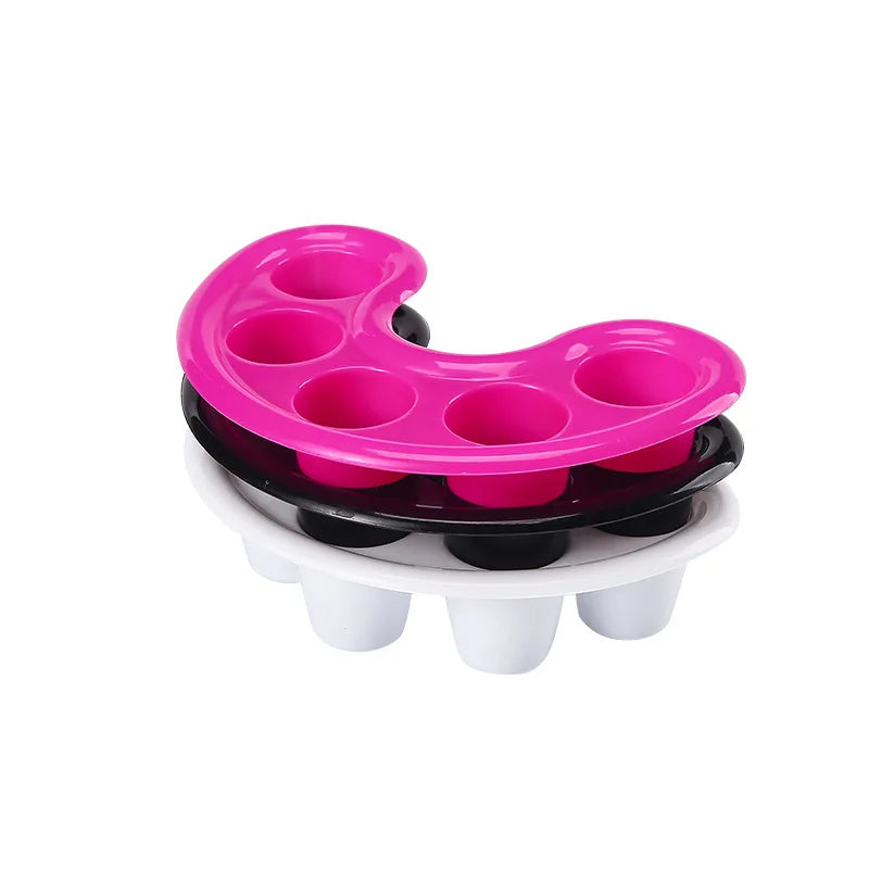 Nail Removal Soaker Wash Bowl Nail Art Soak Bowl Cuticle Removal Tray Acetone Resistant Handheld Polish Remover Manicure Tools