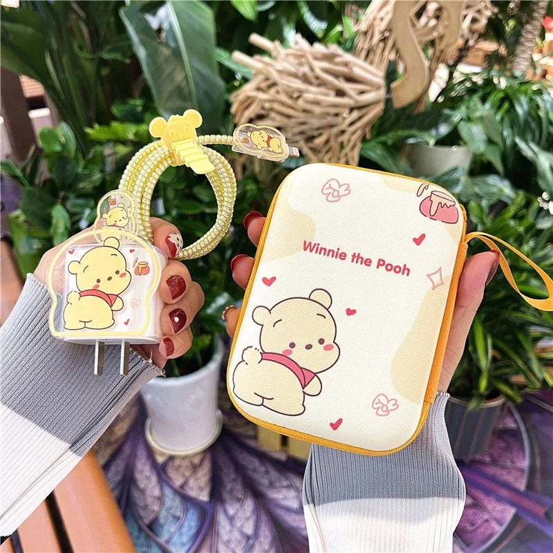 Cartoon Cable Protector for iPhone / iPad 18W/20W Charger Case Cable Organizer Phone Wire Organizer Accessories Cable Management