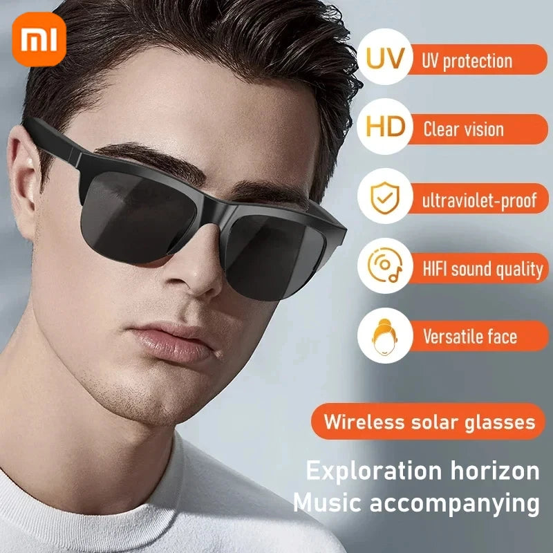 Xiaomi Smart Sunglasses Glasses Bluetooth5.3 Call Outdoor Sports Headphones HIFI Blue Light Waterproof Anti-UV For Men Women