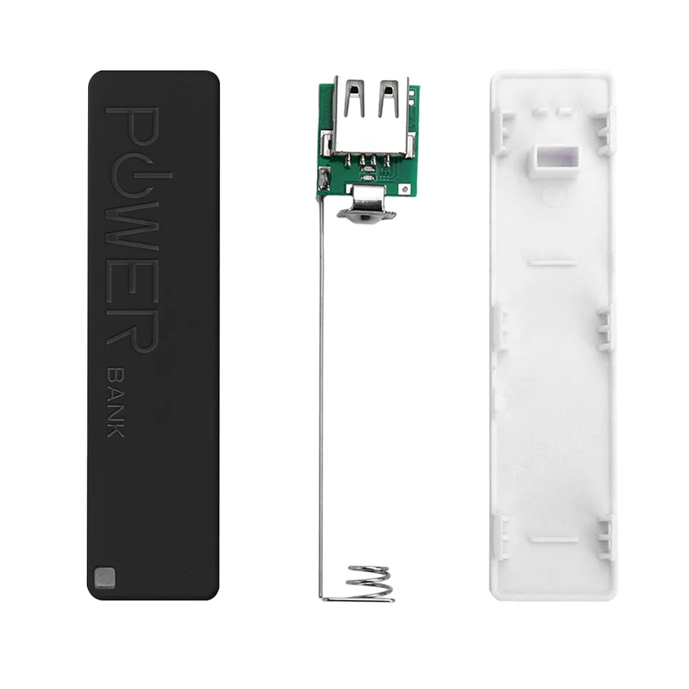 DIY TYPE-C 1 Section 18650 Power Bank Kit Battery Charger Case Portable USB Power Bank Kit Storage Case Mobile Power Supply Box
