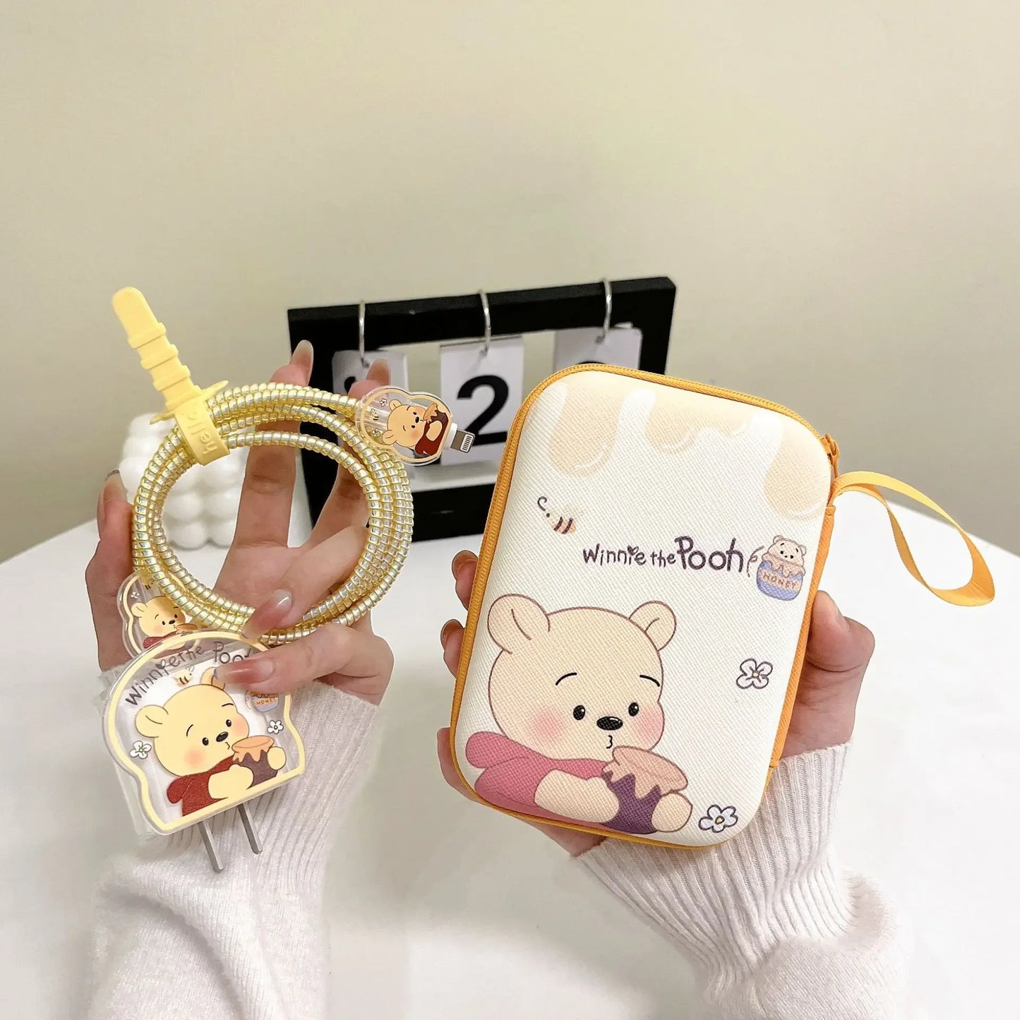 Cartoon Cable Protector for iPhone / iPad 18W/20W Charger Case Cable Organizer Phone Wire Organizer Accessories Cable Management