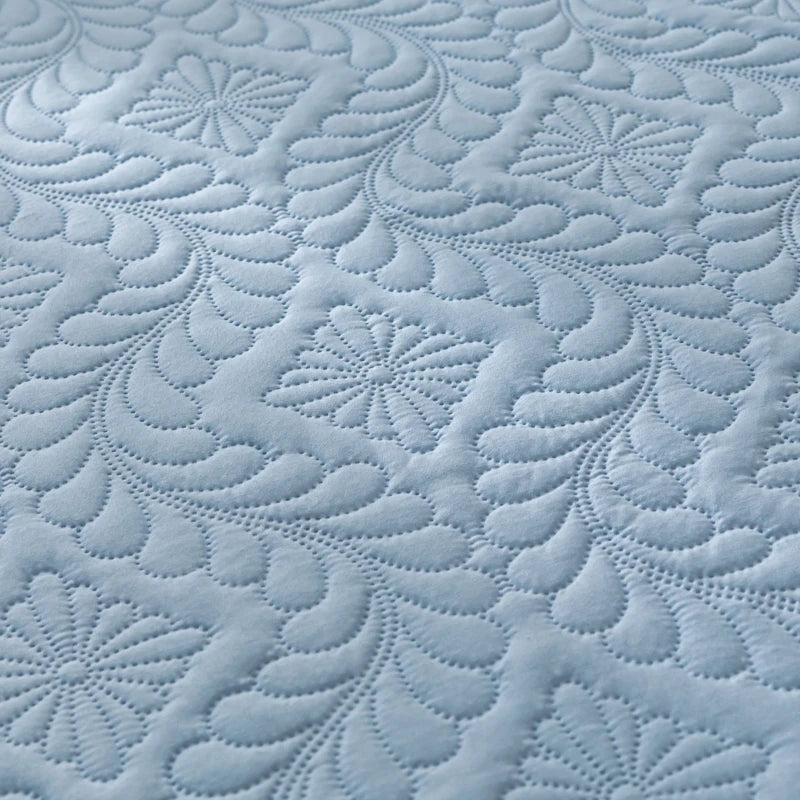 Dreamreal Quilted Waterproof Fitted Sheet with Elastic Band Twin/Full/Double/Queen/King Bed Cover Mattress Protector Solid Color