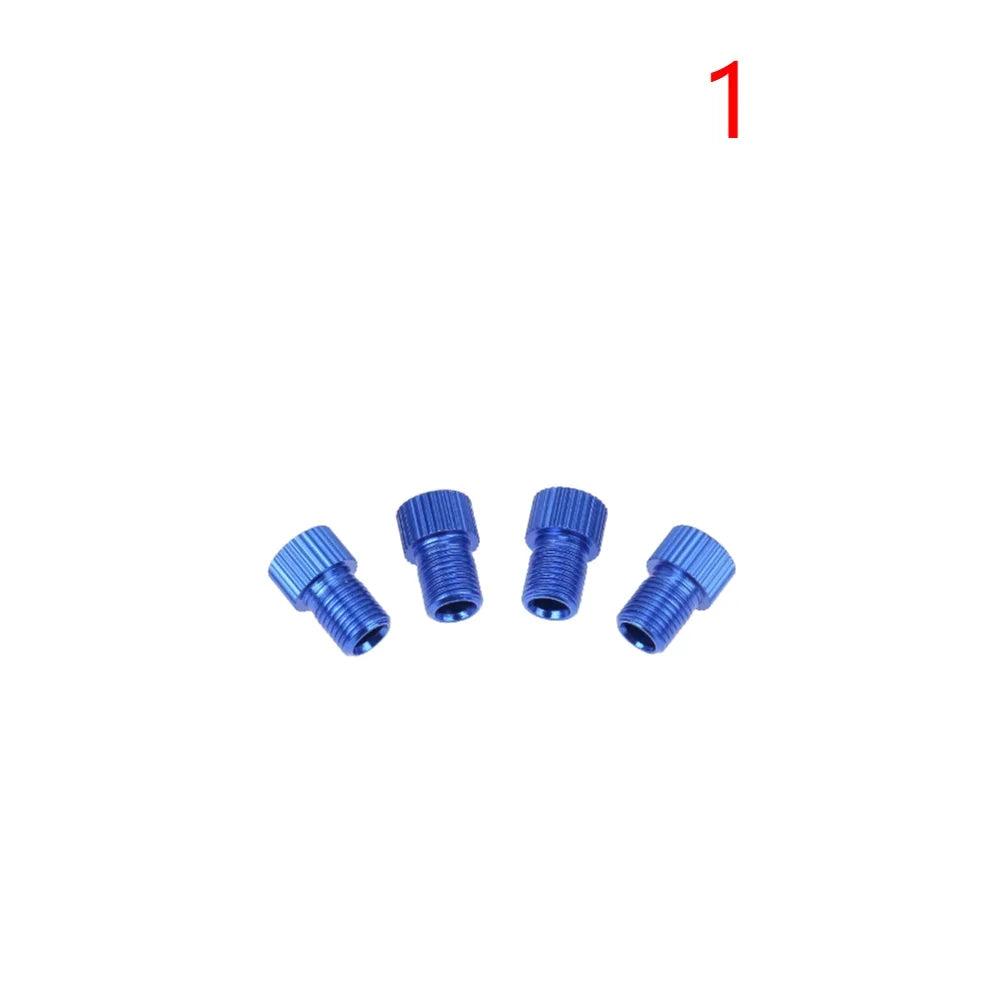 4/8Pcs Presta To Schrader Bike Valve Adapter Bicycle Tire French Valve Adapters Cycling Pump Air Nozzle Tube Tool Accessories