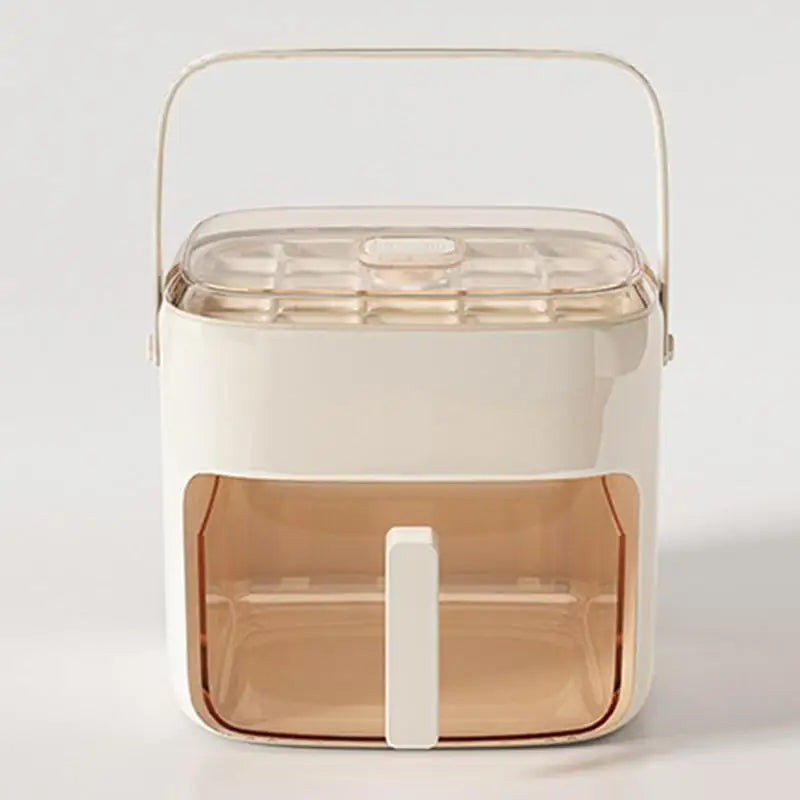 Ice Cubes Trays Ice Cubes Tray With Lid For Freezer Press Non-Stick Iced Bucket Easy Release Kitchen Gadgets For Freezer Home &