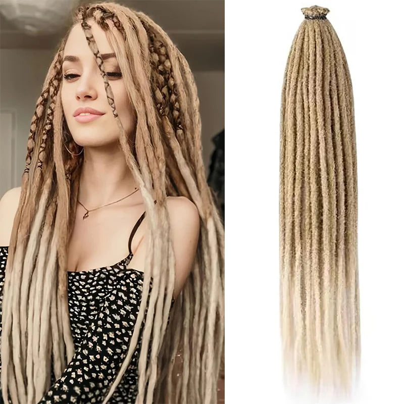 24 Inch Synthetic Dreadlock Hair Extensions