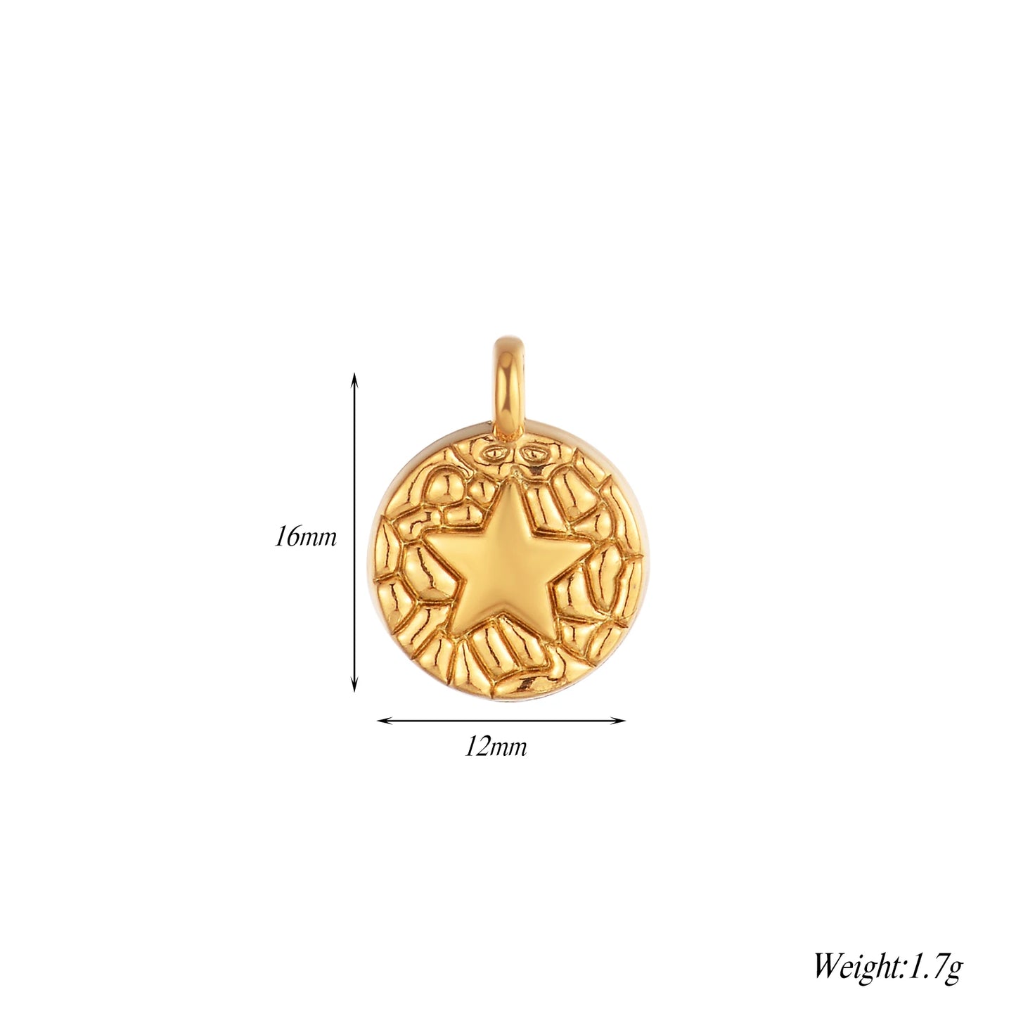 2Pcs DIY Fashion Charm Star Moon Unicorn Bear DIY Jewelry Making Supplie Stainless Steel Necklace Earring Bracelet Pendants