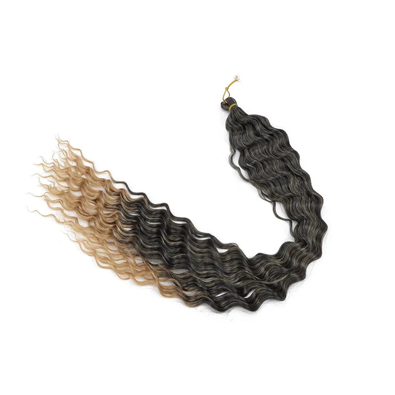 30 Inch Deep Wave Crochet Hair Extensions