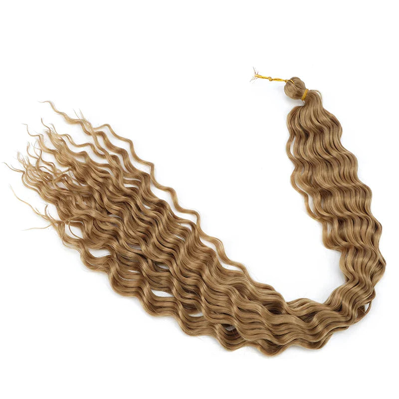 30 Inch Deep Wave Crochet Hair Extensions