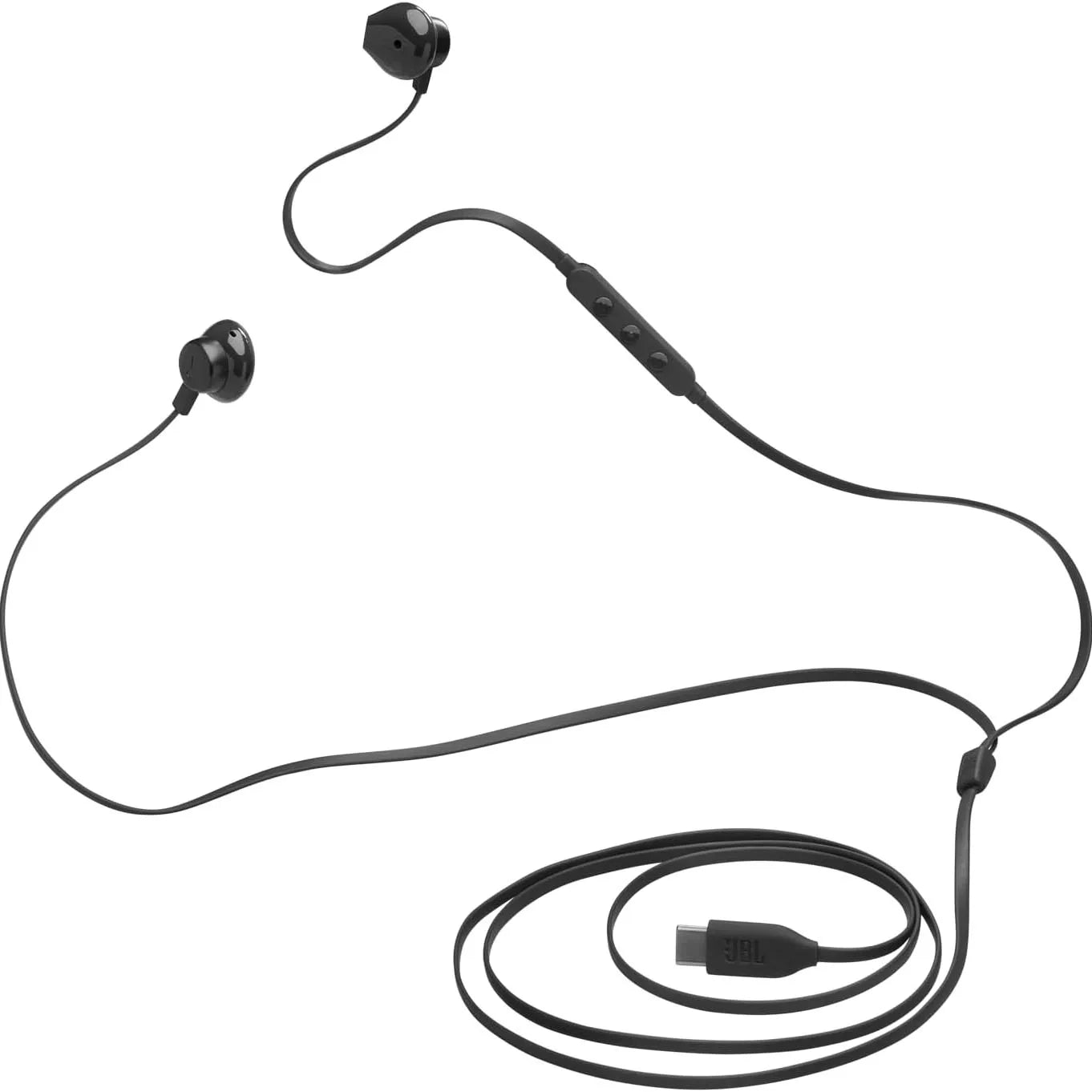 JBL TUNE 305C Wired Semi-in-ear Headphones Type-C Interface Built-in Microphone JBL Pure Low-Frequency Sound for Sports Call