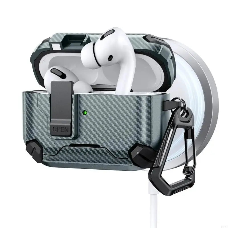 Anti Slip Phone Stand Wireless Charging Earphone Box for Pods 3rd Gen Case F19E