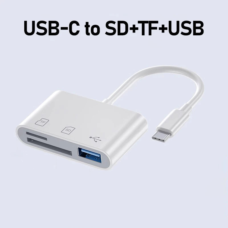 OTG Adapter HDMI 3 5 mm Jack SD TF Lightning USB-C HUB Docking Station for iPhone Mobile iPad Tablet MacBook Laptop Accessories