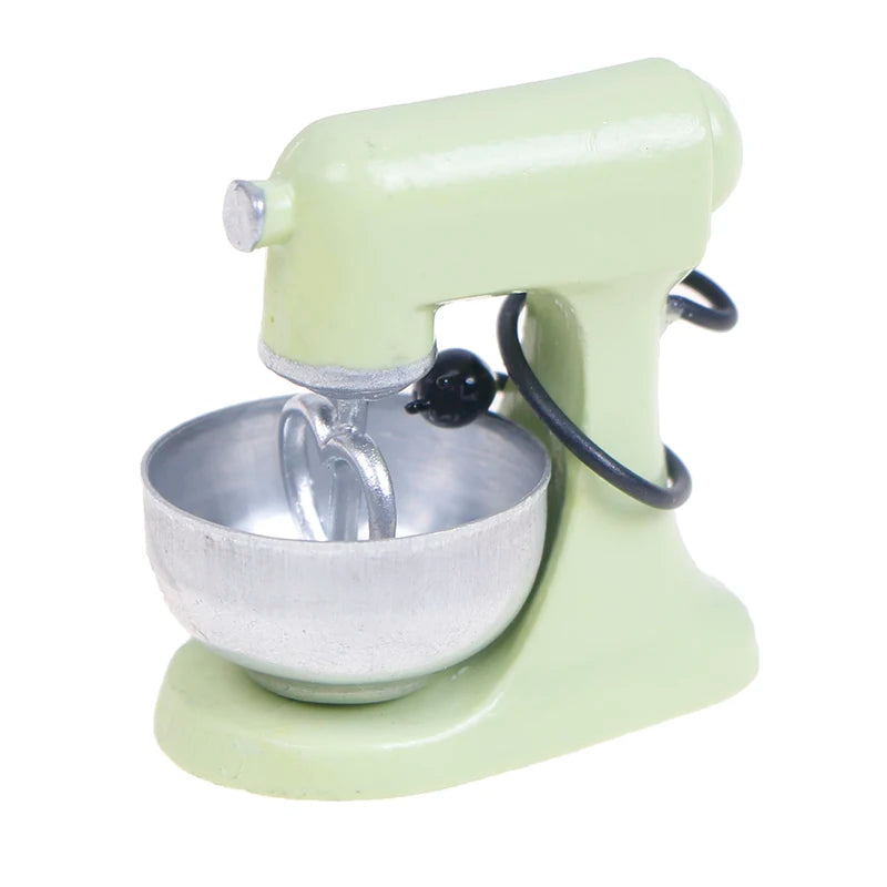 1:12 Dollhouse Miniature Juice Machine Cup Set Coffee Machine Mixer Machine Model Kitchen Doll Electrical Appliance Model Toys