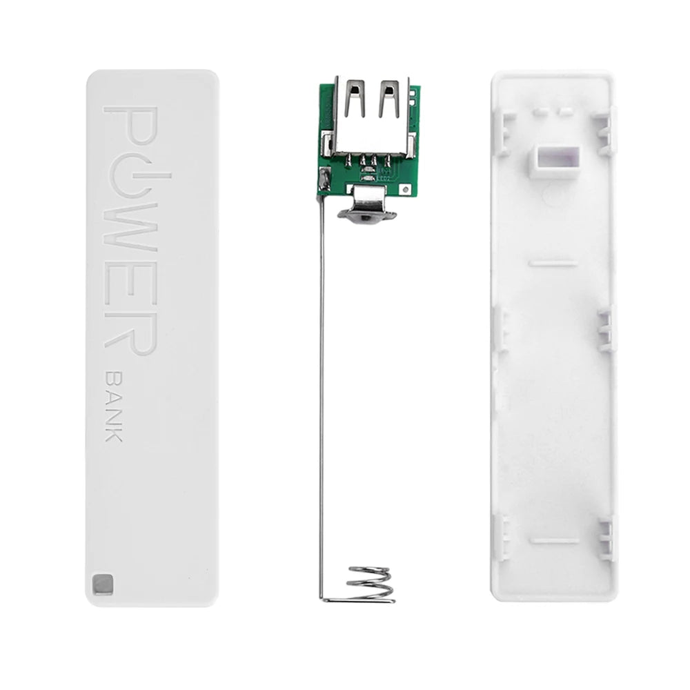 DIY TYPE-C 1 Section 18650 Power Bank Kit Battery Charger Case Portable USB Power Bank Kit Storage Case Mobile Power Supply Box