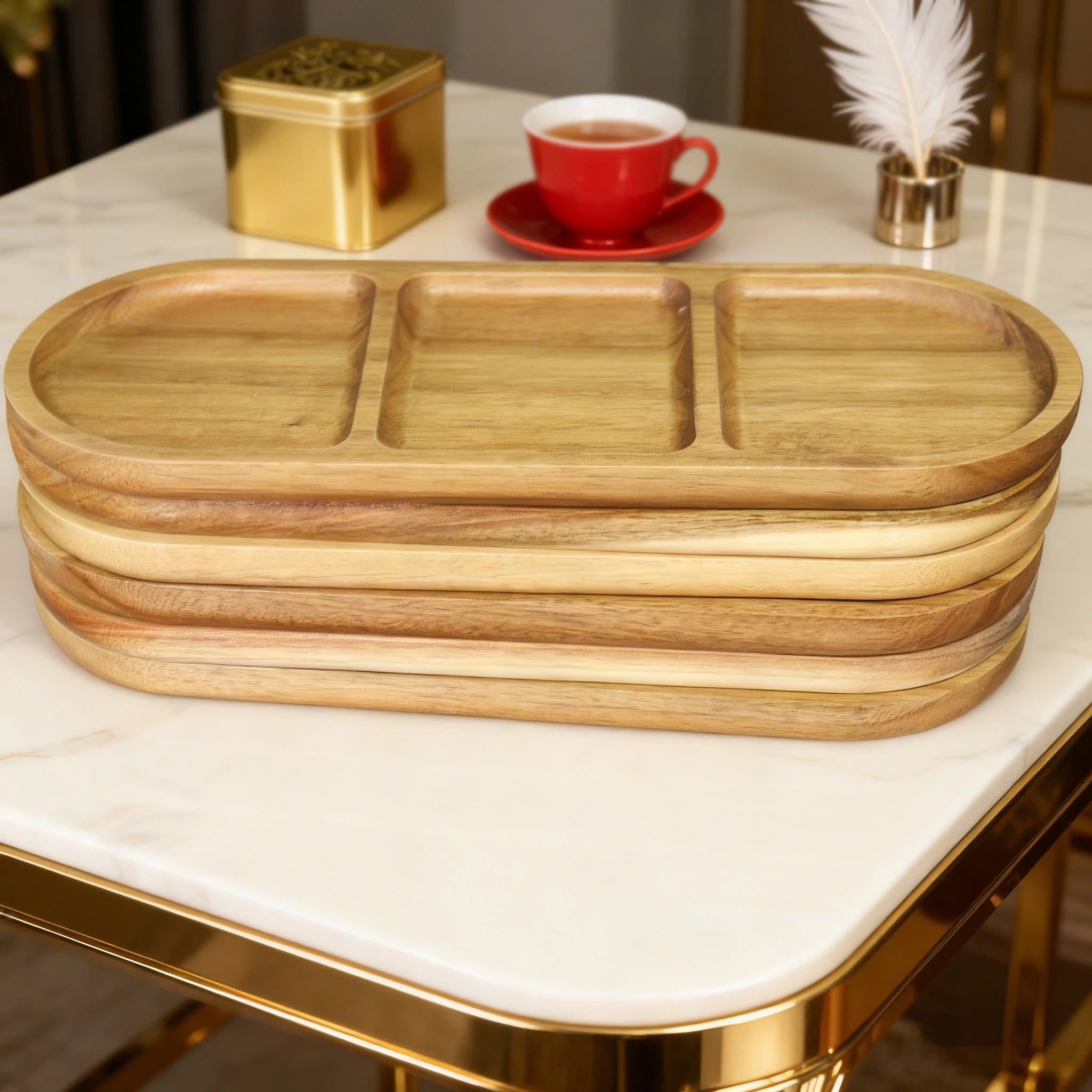 6/8/10/12PCS,Japanese Tray Vintage Tea Tray Dinner Dessert Tray Cake Kitchen Tray Storage Tray Kitchen Table Decor Kitchen Stuff