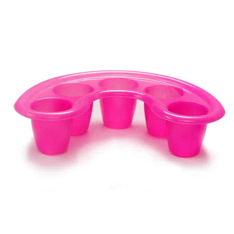 Nail Removal Soaker Wash Bowl Nail Art Soak Bowl Cuticle Removal Tray Acetone Resistant Handheld Polish Remover Manicure Tools