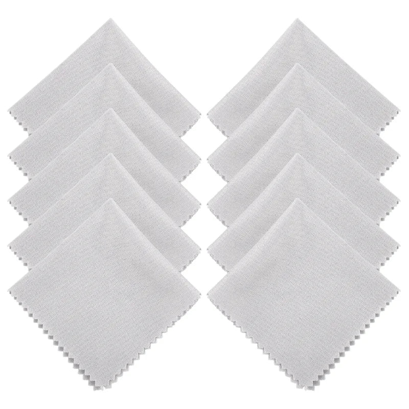 10Pcs Microfiber Cleaning Cloth for Computer TV Camera Laptop Cleaning Wipes Mobile Phone Screen Glasses Cleaning Accessories