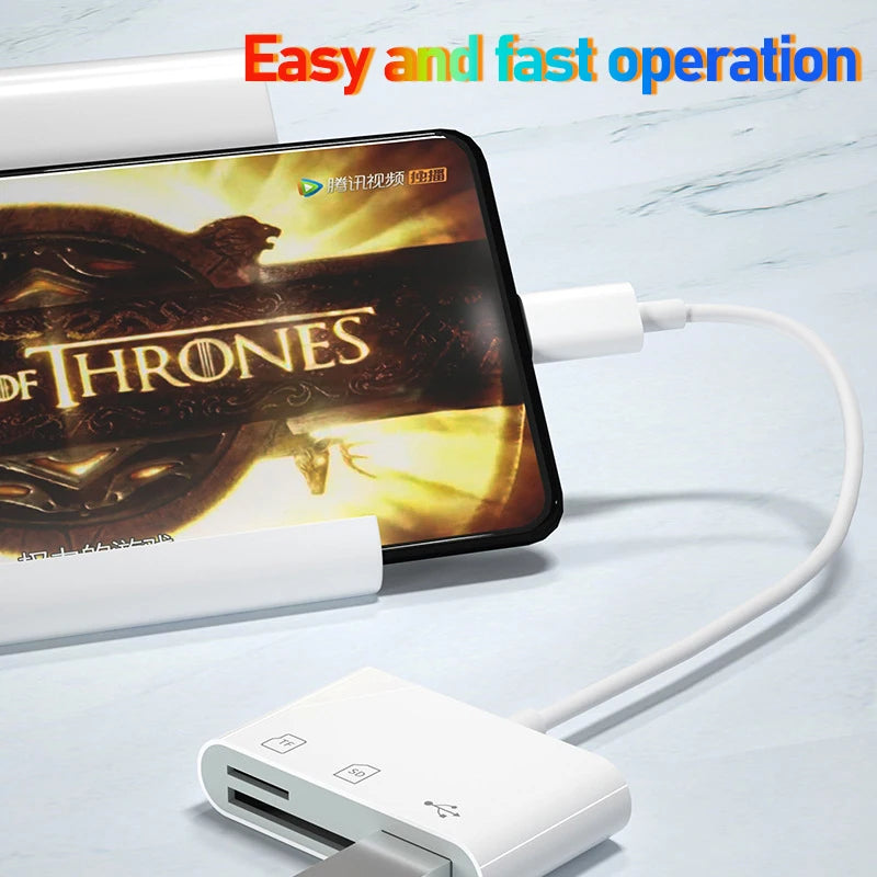 OTG Adapter HDMI 3 5 mm Jack SD TF Lightning USB-C HUB Docking Station for iPhone Mobile iPad Tablet MacBook Laptop Accessories
