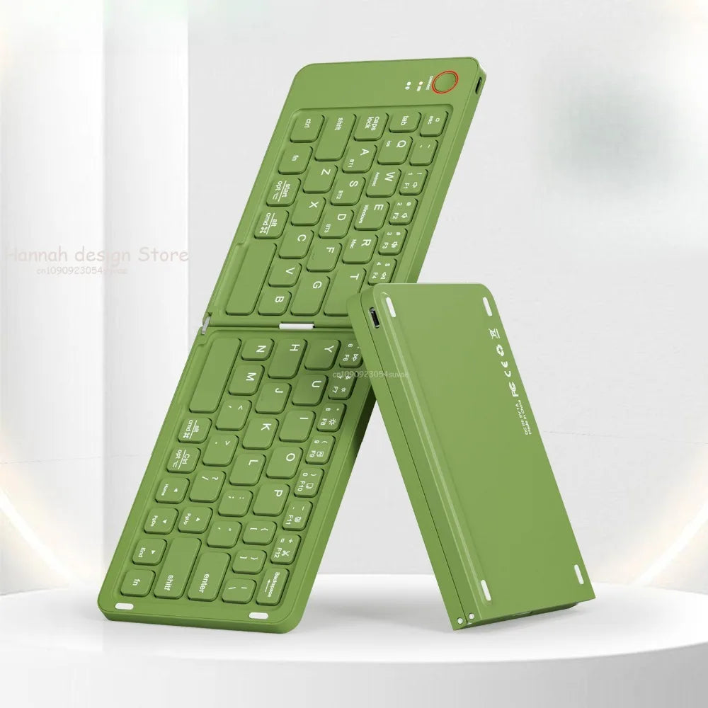 Portable Bluetooth Foldable Keyboard For IOS/Android/Windows Tablet Mobile Phone Portable Keyboard Computer Accessories