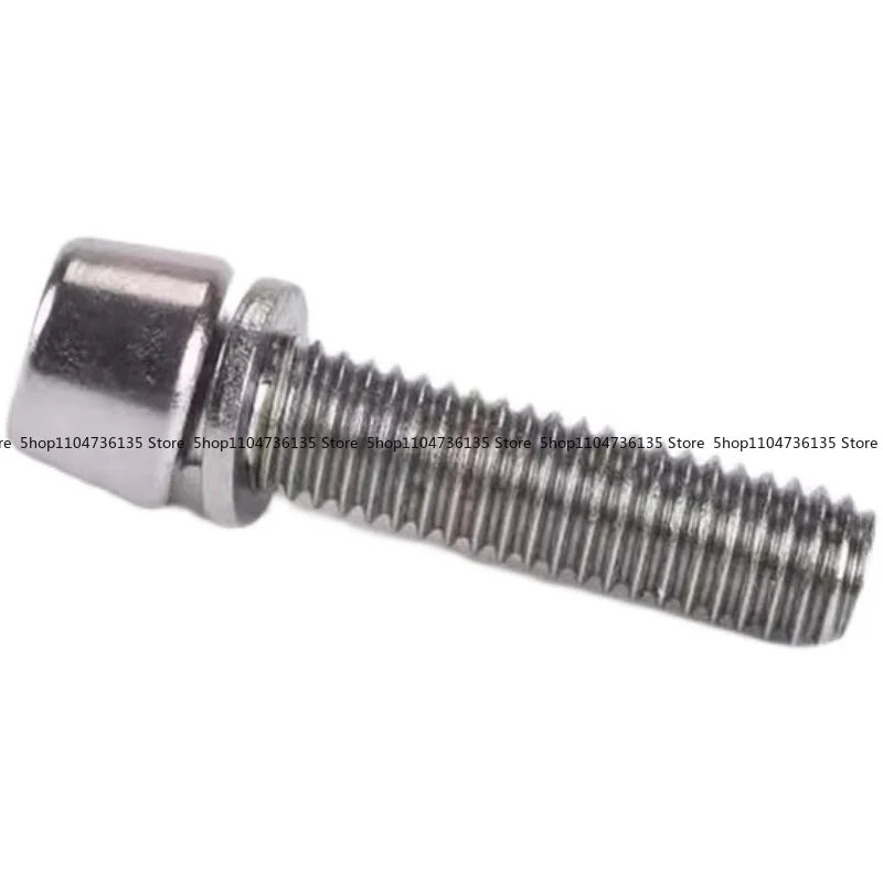 6pcs Mountain Bike Road Bike M5 Inner Hexagon Handle Vertical Screws, High Stainless Steel Handlebar Screw Accessories