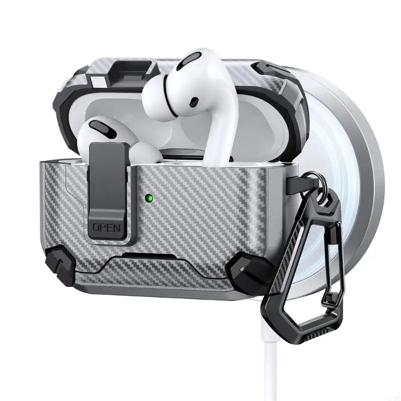 Anti Slip Phone Stand Wireless Charging Earphone Box for Pods 3rd Gen Case F19E