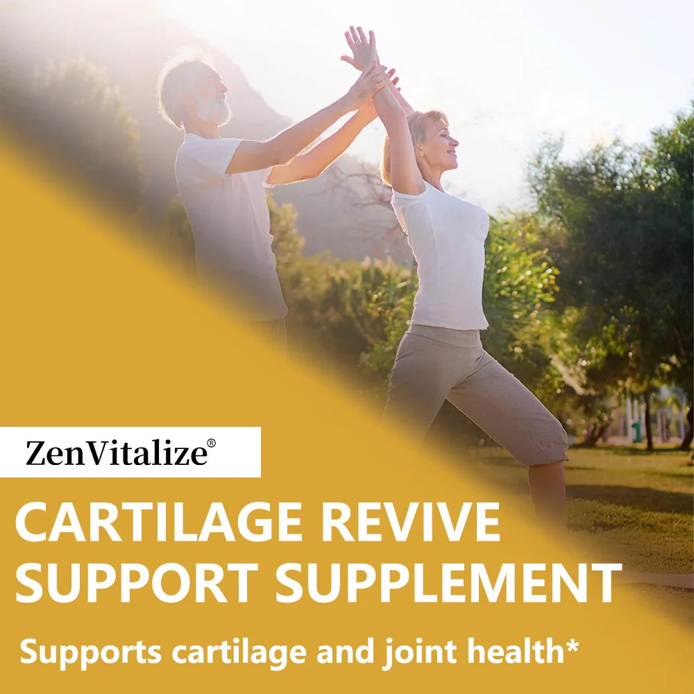Cartilage Regeneration Supplement - Contains Type II Collagen, Glucosamine, MSM, Vitamin D3, Vitamin C - Promotes Joint Mobility