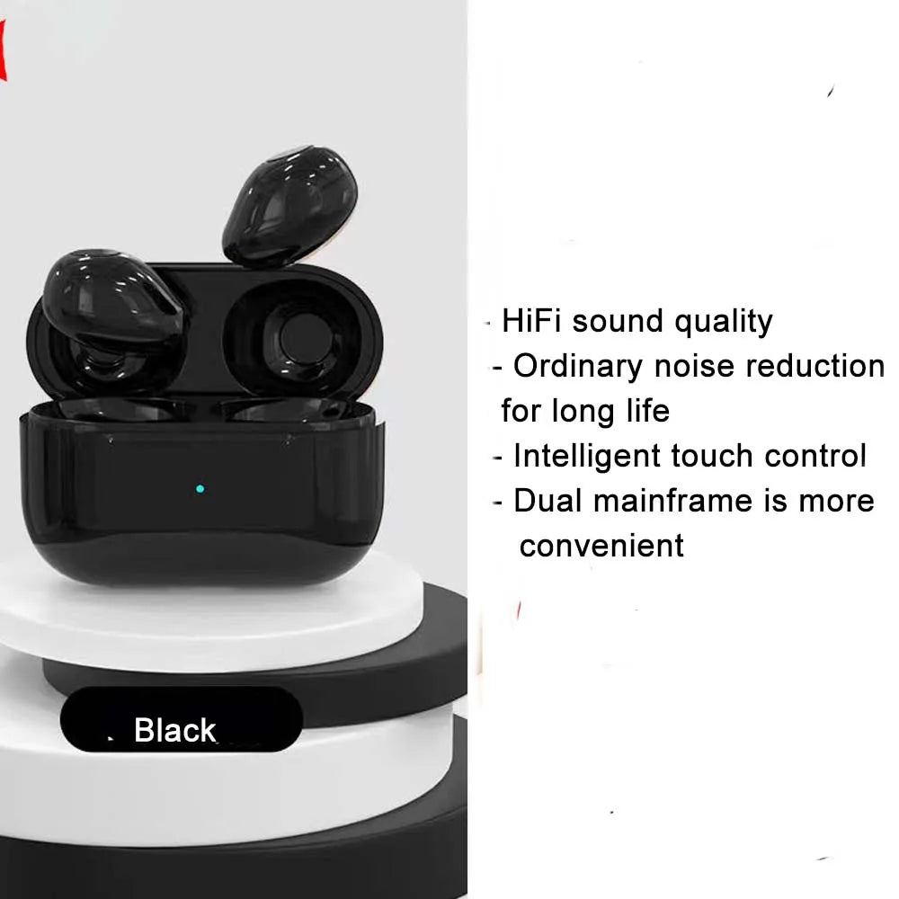 Mini Auriculares Bluetooth Invisible Earphone Sleeping Headset Wireless Sleep Earbud Noise Reduction With Mic Charging Box