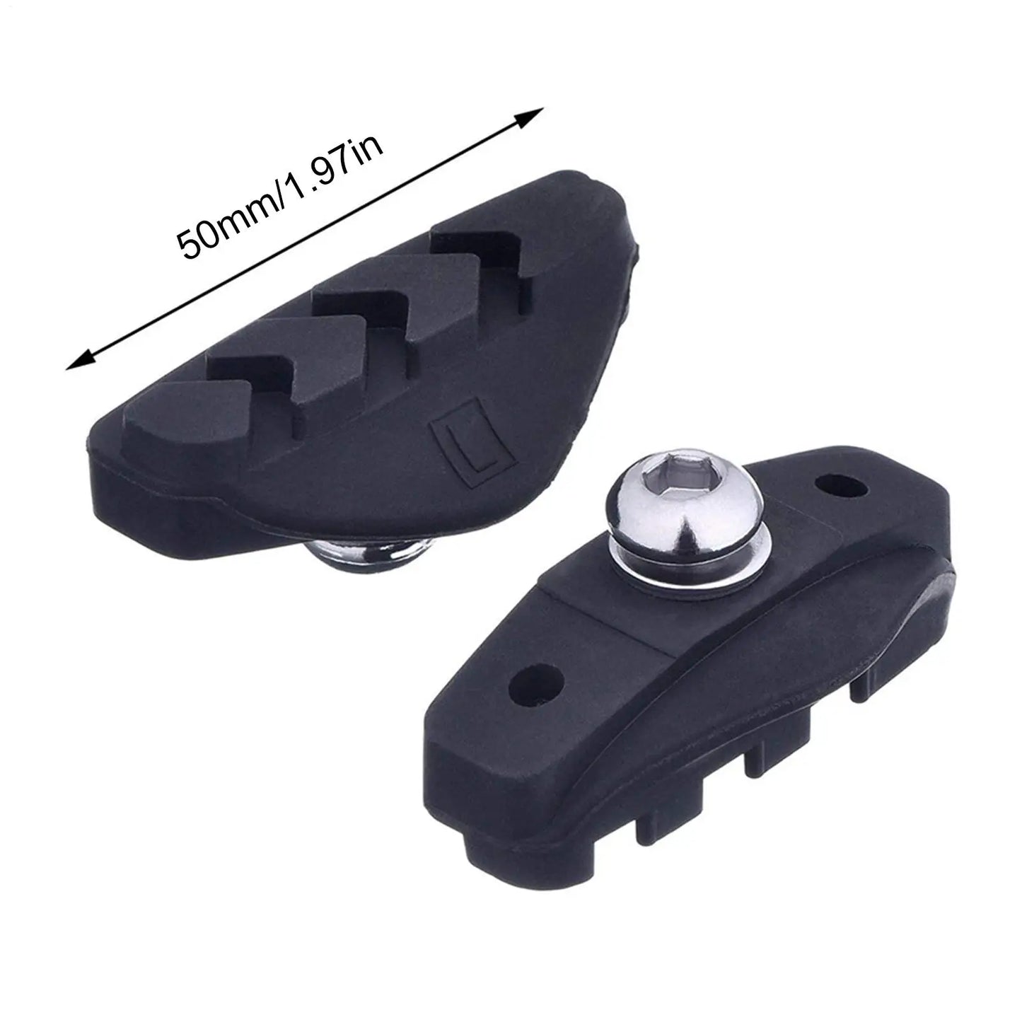 Brake Pads For Bike Bike Brake Pads Replacement Stop Parts Accessories Blocks Components With Wrench For Road Exercise Commuting