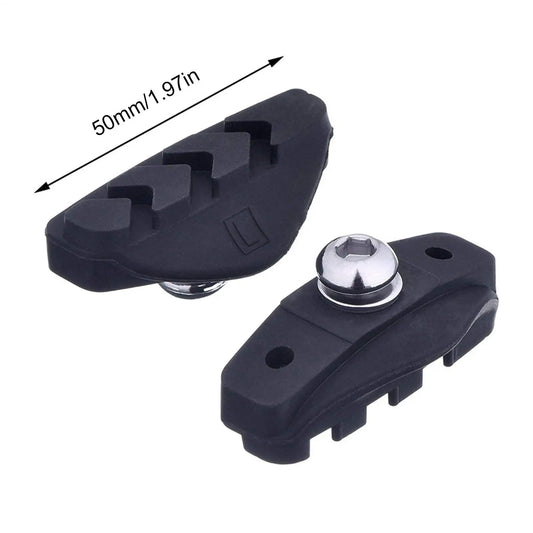 Brake Pads For Bike Bike Brake Pads Replacement Stop Parts Accessories Blocks Components With Wrench For Road Exercise Commuting
