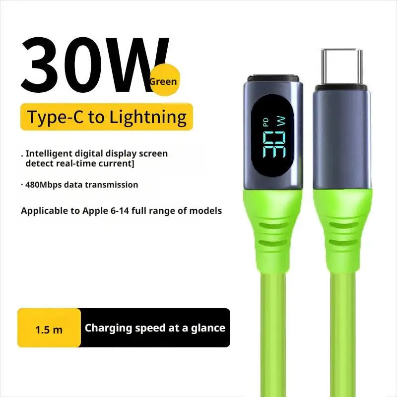 E-MARKER Intelligent Chip Data Cable 240W Super Fast Charging Silicone Material Flexible And Durable Accessories