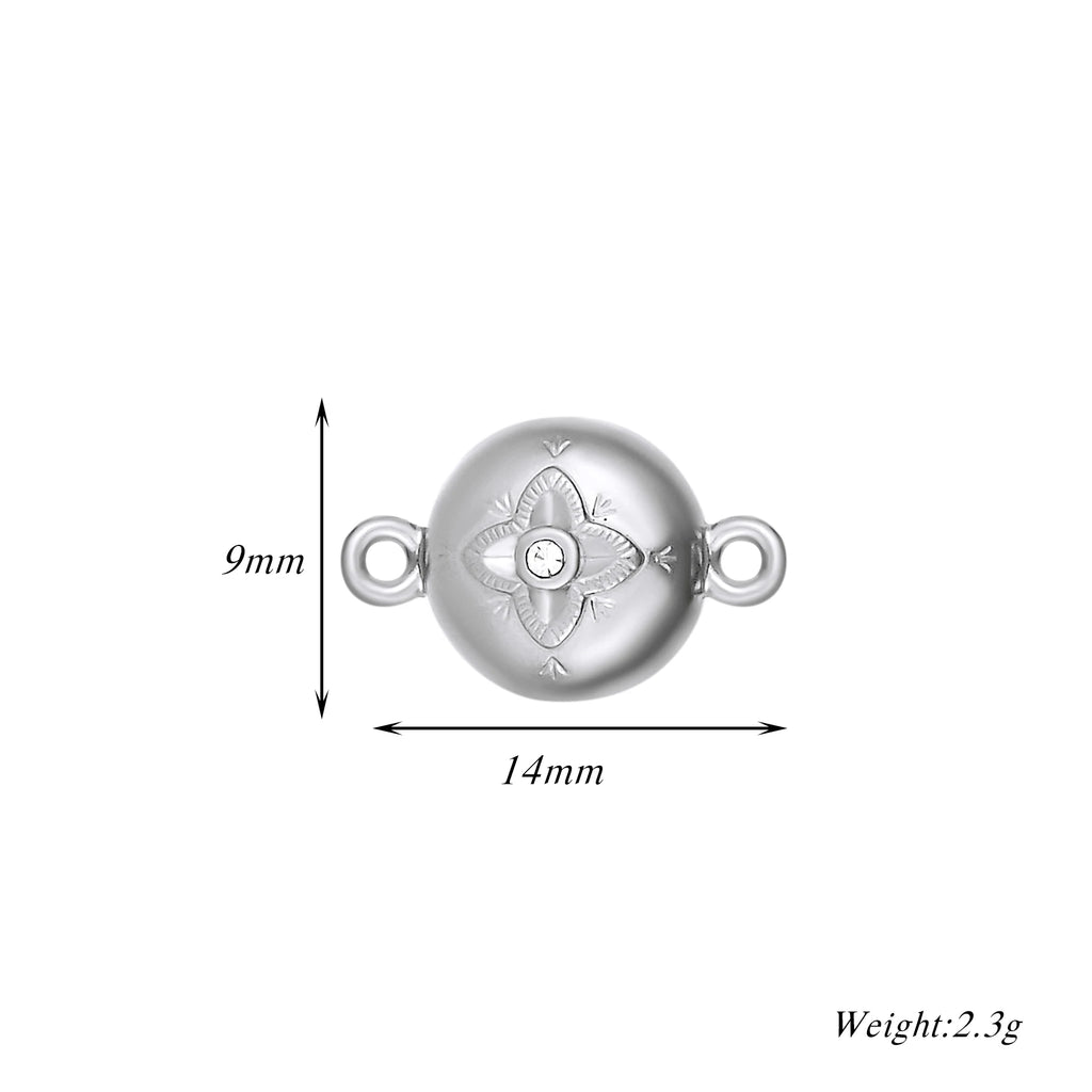 10Sets Wholesale Fashion Magnetic Clasps End Claps Connectors Pendant for DIY Bracelet Necklace Jewelry Making Findings