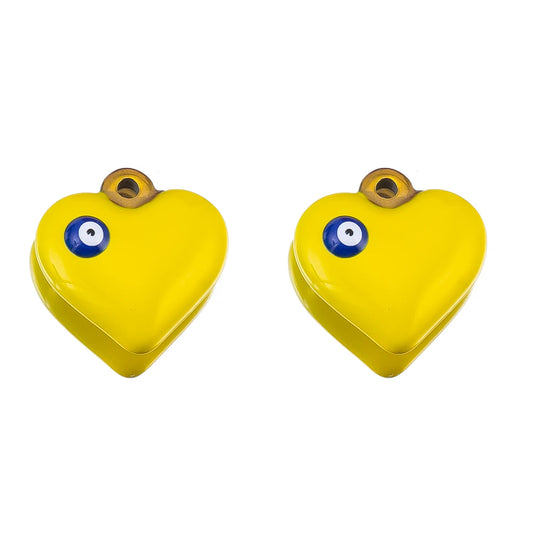 New Fashion Stainless Steel Pendant Circle Heart Pendant,Multi-color Available for Necklace, Earrings, Jewelry Making DIY Crafts