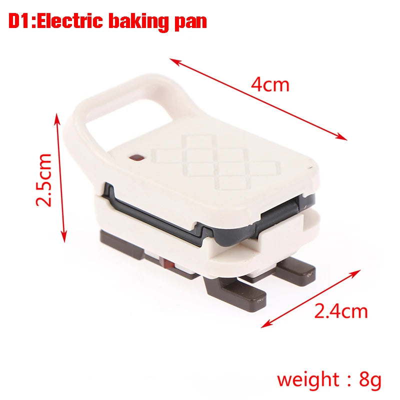 1:12 Dollhouse Miniature Juice Machine Cup Set Coffee Machine Mixer Machine Model Kitchen Doll Electrical Appliance Model Toys