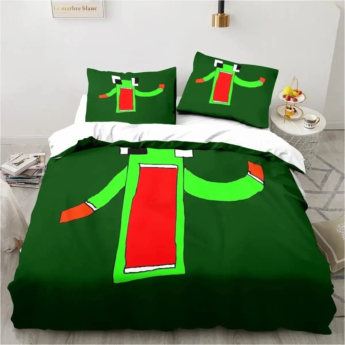Cartoon Funny Play Unspeak.able Bedding Set Bedroom Soft Bedspreads for Bed Comefortable Duvet Cover Quilt and Pillowcase