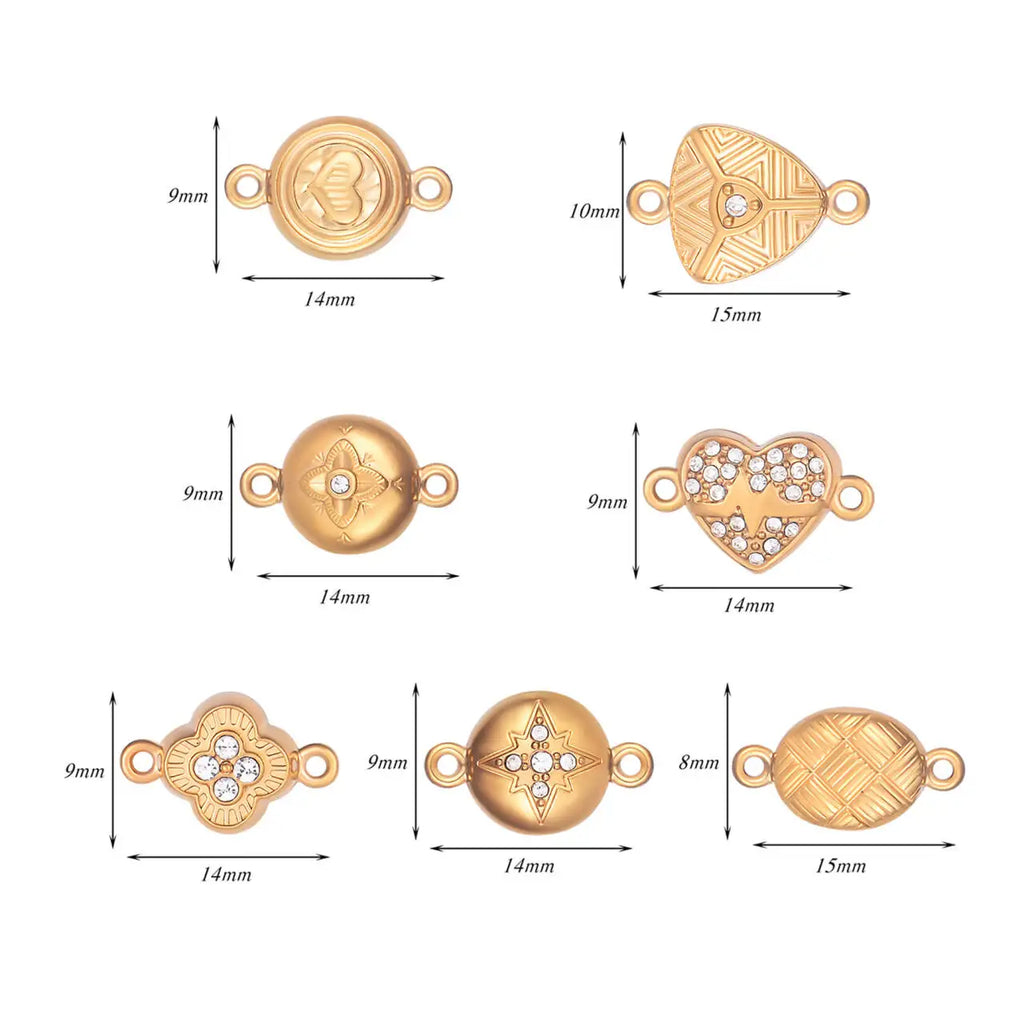 10Sets Wholesale Fashion Magnetic Clasps End Claps Connectors Pendant for DIY Bracelet Necklace Jewelry Making Findings