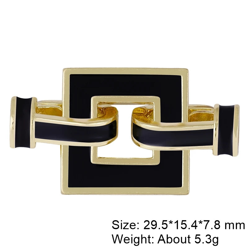 Juya 18K Gold Plated Decorative Connector Fastener Clasps Accessories For DIY Women Needlework Beads Gems Pearls Jewelry Making