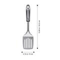1Pcs Steak Spatula Premium Stainless Steel Slotted Shovel for Bbq Home Restaurant Kitchen Gadget Non-Slip Handle Hanging