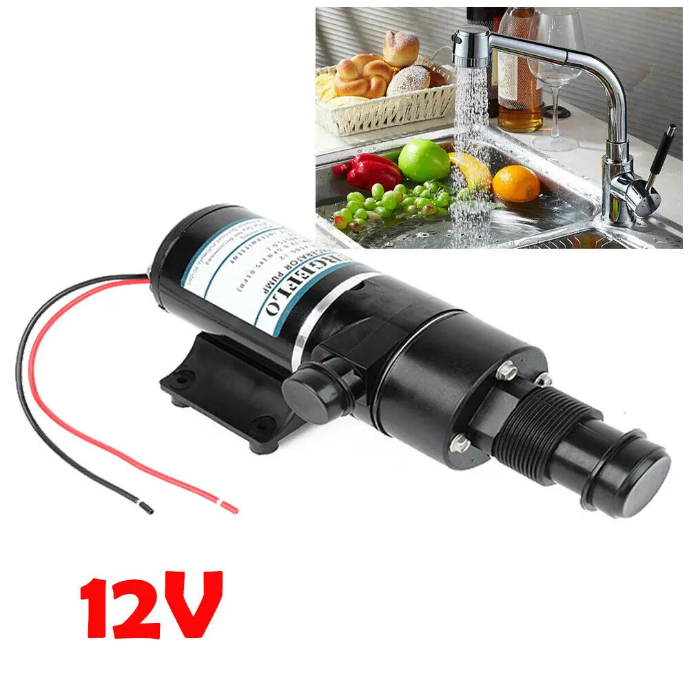 RV Macerator Pump for RVs Livestock Farms Mobile Sewage Equipment Waste Water Tank Drainage Long-distance Wastewater Treatment