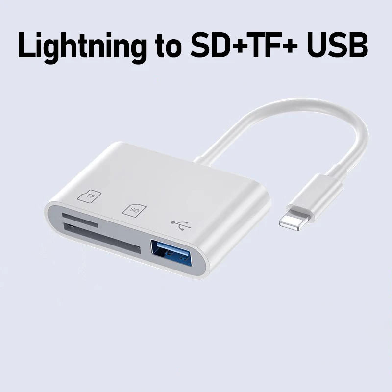 OTG Adapter HDMI 3 5 mm Jack SD TF Lightning USB-C HUB Docking Station for iPhone Mobile iPad Tablet MacBook Laptop Accessories