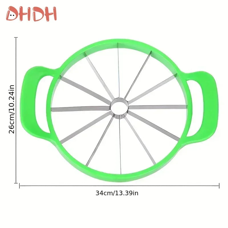 KONI Watermelon Slicer Cutter Stainless Steel Creative Windmill Shape Large Size Convenient Fruit Dividers Kitchen Gadgets Items
